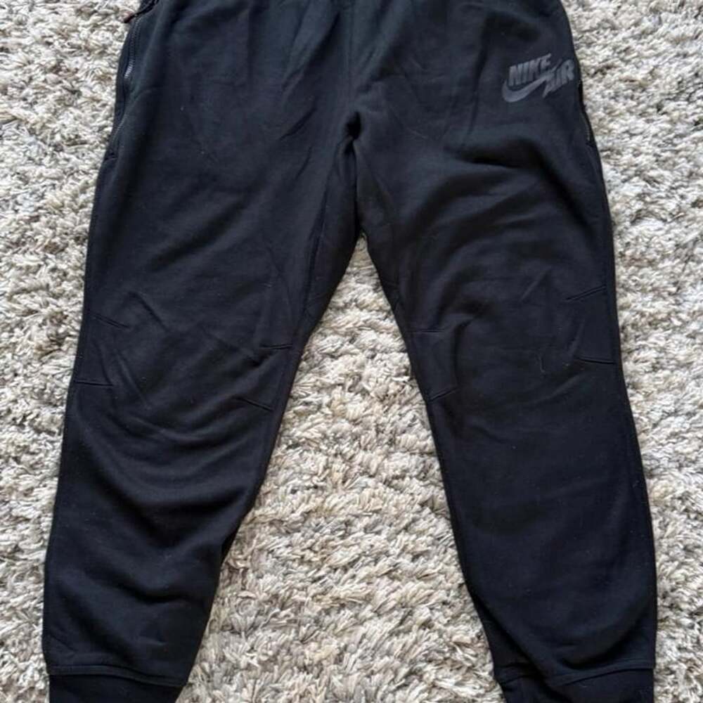 Nike Air Tech Fleece Joggers Size XL Black Sweatpants